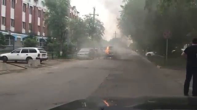 Загорелся уаз. Иркутск смотреть онлайн