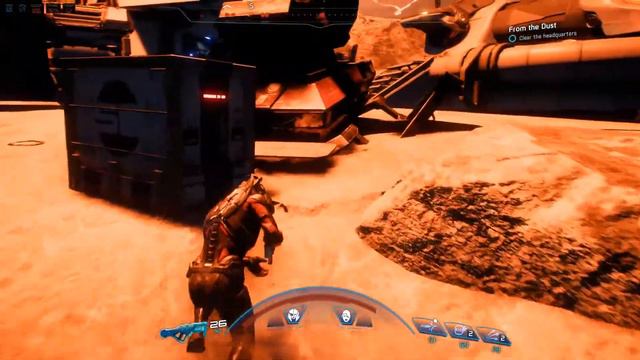 Mass Effect Andromeda Clearing Outlaw Headquarters at H-047c Planet Part 1 of 2 смотреть онлайн