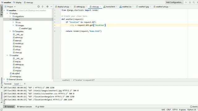 weather report web application using python django || Weather API || Auto-Complete Search Bar смотреть онлайн