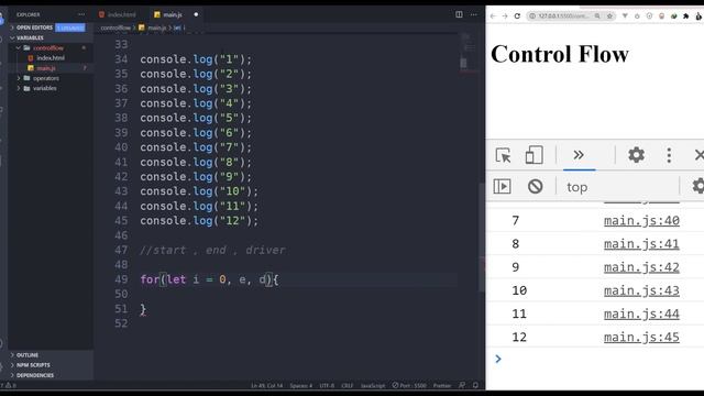 010- JavaScript | Control Flow | For Loop | JavaScript For Beginners | Somali смотреть онлайн