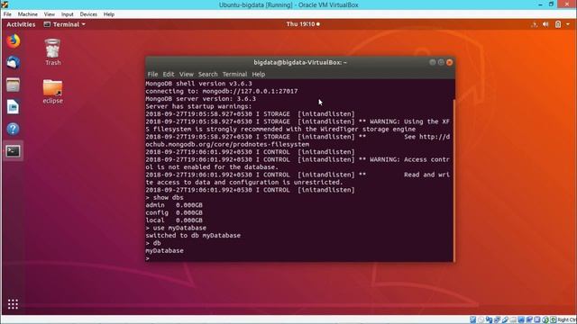 Creation & Insertion in MongoDB смотреть онлайн