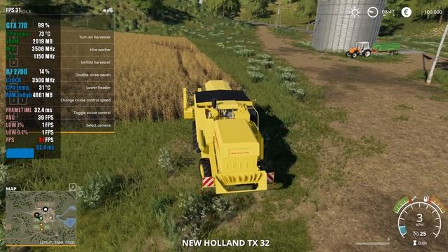 Farming Simulator 19 | GTX 770 2GB | Very high Settings 1080p смотреть онлайн