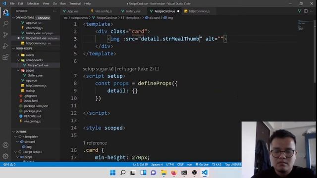 Recipe app | Vue3 Project | making recipe app in vue3 with vite смотреть онлайн