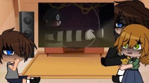 After bite of 83 Aftons react to Evan/ C.C Afton ⚠️Swearing-Blood-flashing ⚠️ [Past Aftons]