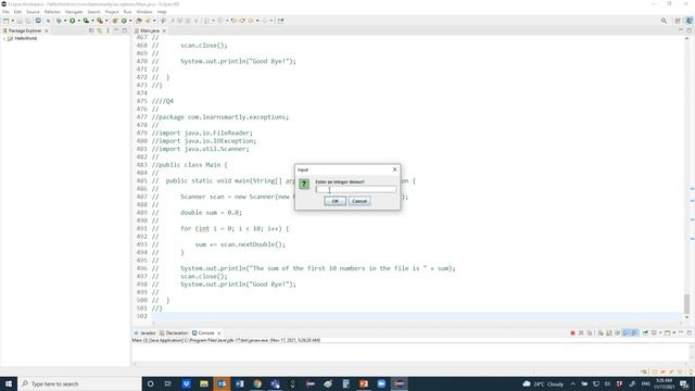 Catching Multiple Exceptions смотреть онлайн