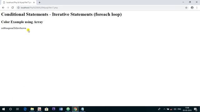 Lecture - 22 - Conditional Statements - for each Loop In PHP - PHP & MySql Series смотреть онлайн