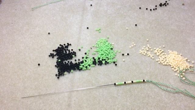 Бисерный жгут с расширением. Подготовительная работа. смотреть онлайн