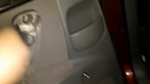 Снятие внешней задней пассажирской дверной ручки лачетти