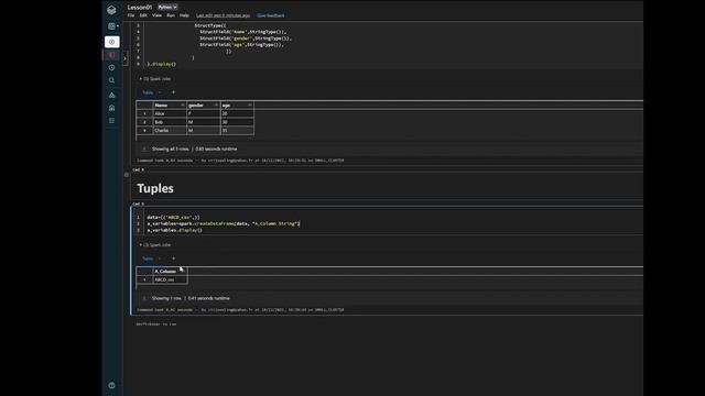 Lesson 01 - How to manually create a Pyspark Dataframe смотреть онлайн