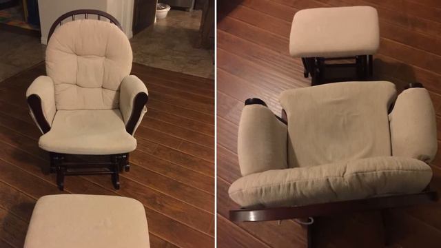 Review - Stork Craft Hoop Glider and Ottoman Set, Rocking Chair смотреть онлайн
