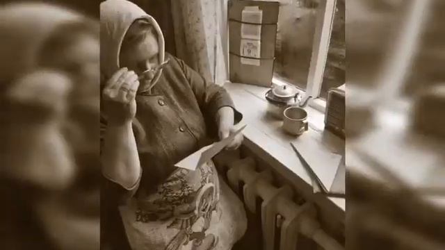 Воссоздание истории матери, ожидающей возвращения сына с фронта. Автор ролика: Ленешмидт Т. Г. смотреть онлайн