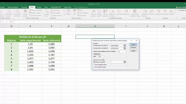 Prueba de t de student para dos series de datos, una cola y dos colas смотреть онлайн