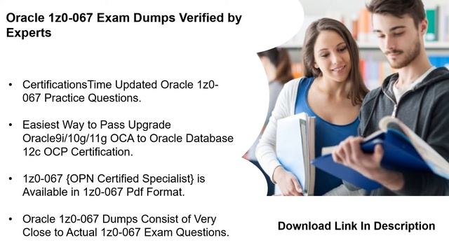 Oracle 1z0-067 Dumps – Updated 1z0-067 Exam Questions | CertificationsTime смотреть онлайн