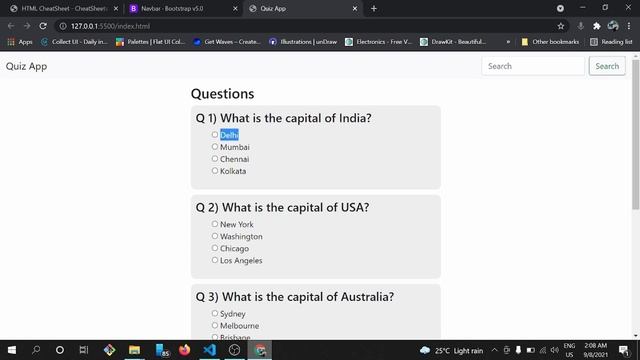 How to make Quiz App using HTML, CSS, and JS | Project 02 | 30 Days 10 Projects | SemiKolan смотреть онлайн