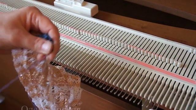 Летняя кофточка на вязальной машине Silver Reed LK-150 . Описание и советы