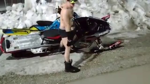 Polaris Russian  Snowmobile School, Boondocking  And Travers From Antoha, урок траверса Polaris