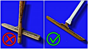 Реставрация сломанной швабры своими руками!