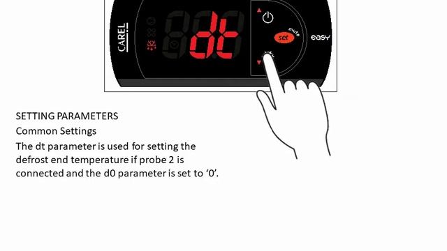Common Parameter Settings for Norpole Refrigeration Products Using the Carel Easy Controller смотреть онлайн