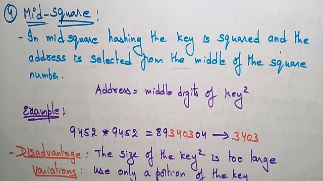 Hashing methods | Digit extraction & Mid square | Part-3/4 | Data Structures | Lec-65 | Bhanu Priya смотреть онлайн
