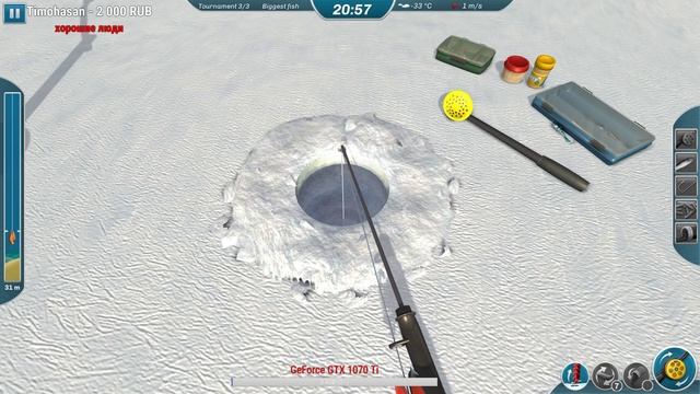 Ice Lakes - Первая зимняя рыбалка! Обзор игры смотреть онлайн
