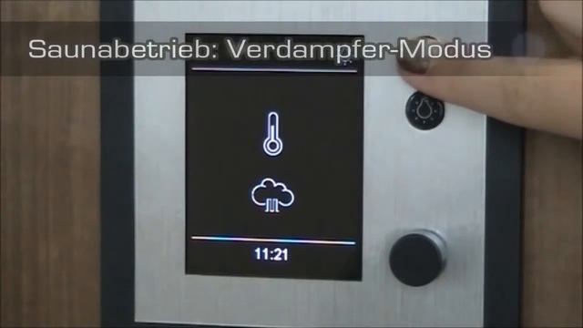 Пульт для сауны Emotec H cухой и влажный режим смотреть онлайн