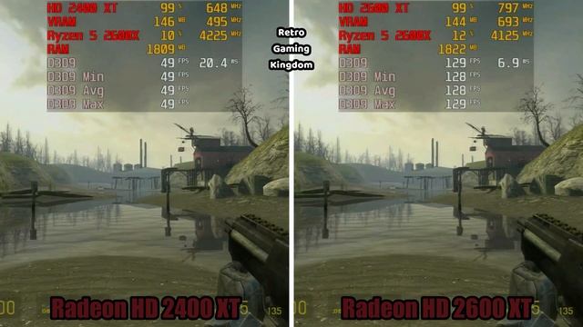 Radeon HD 2400 XT Vs Radeon HD 2600 XT - Test In 6 Games (No FPS Drop - Capture Card)