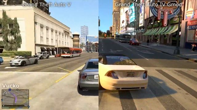 GTA V vs GTA IV [iCEnhancer 3.0 Graphic Mod] смотреть онлайн