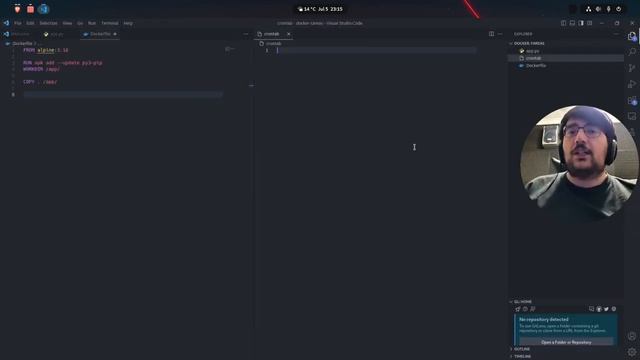 Como usar CRONTAB dentro de un CONTENEDOR de DOCKER смотреть онлайн