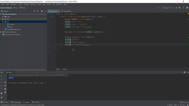 Maraqlı JAVA - #8: Class və Obyektlər ( ardı ), Garbage Collector смотреть онлайн