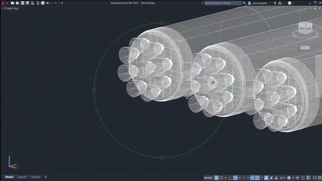 Autodesk AutoCAD 2021 SpaceX falcon9 Wannabe!!! смотреть онлайн