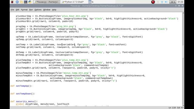 Heating & Security Control Part 18 - Raspberry Pi coding python tkinter gui смотреть онлайн