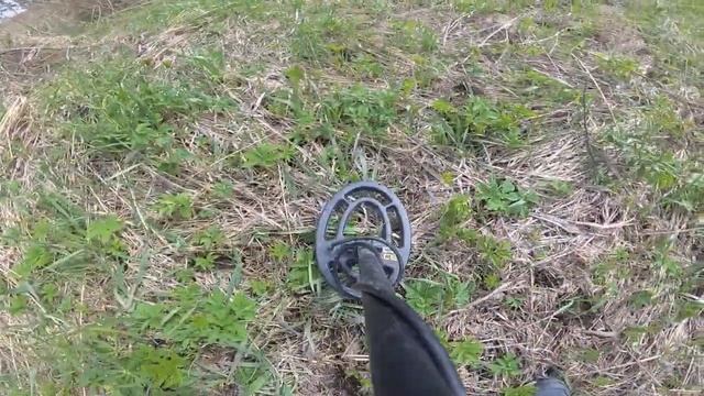 Начинающие ценнометаллоискатели. Первый выход. Скудные находки