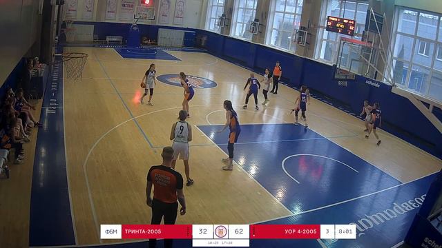 Тринта 1 - УОР №4 1 (Девушки 2005, Первенство Москвы, 14.11.2021) смотреть онлайн