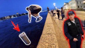 Охрана против: ПАРКУР НАД ВОДОЙ в центре Питера 2024 / Паркур от первого лица