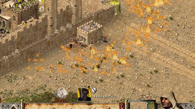 #3 Stronghold Crusader/крепость крестоносца песчаная страна,прохождение на русском языке смотреть онлайн