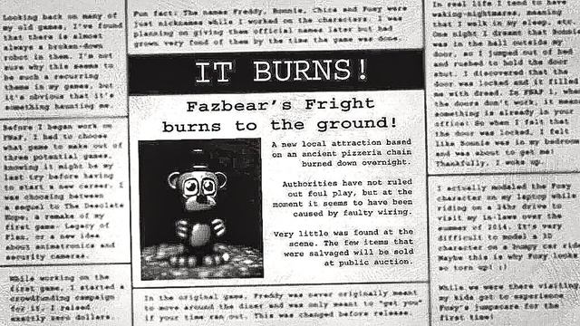 Five Nights At Freddy's 3 Nightmare Night 6 Newspaper! смотреть онлайн