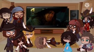 Реакция персонажей Пираты карибского моря на Джека/Pirates of the Caribbean react to Jack Sparrow