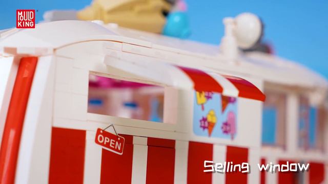 Mould King 10039 Ice Cream Truck смотреть онлайн