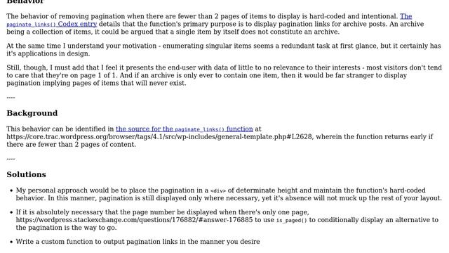 Wordpress: Pagination isn't created when there is only one page of posts (2 Solutions!!) смотреть онлайн