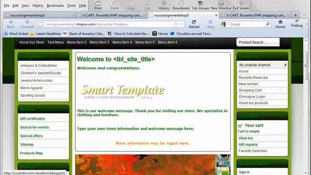 reCommerce 2.0 Using webmaster mode tool смотреть онлайн