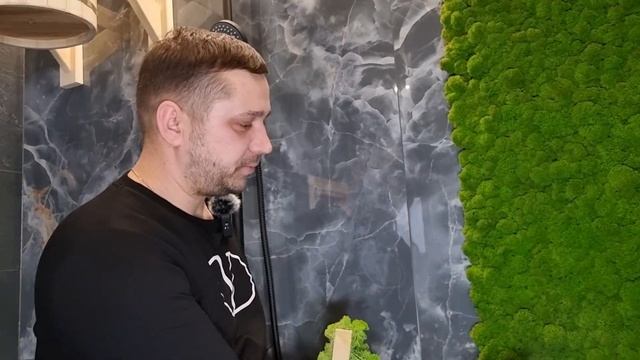 Мох. Элемент дизайна и декора в мокрой зоне бани. смотреть онлайн