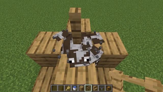 Easy Cow, Sheep, and Pig Farm Tutorial! l Minecraft 1.17+ , Compact смотреть онлайн