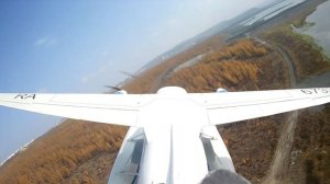 Первый полет. Полукопия самолета  Л-410 на поплавках .