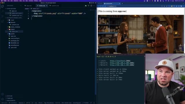 Custom Layouts in Nuxt.js 3 by Tim Benniks: Vue.js Forge Mighty Bites смотреть онлайн