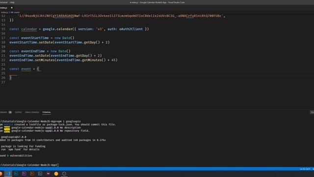 Integrate Google Calendar with NodeJS: A Step-by-Step Guide смотреть онлайн