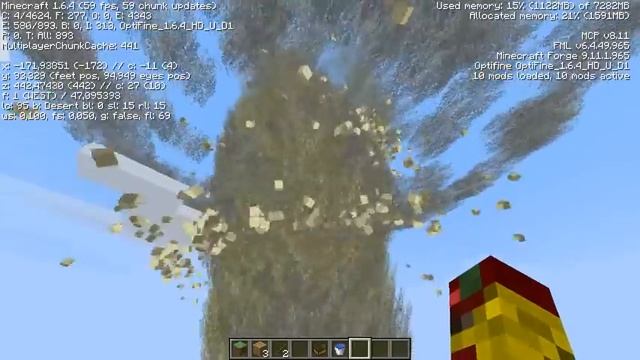 WHEATHER AND TORNADOES MOD - El mod de los tornados [Forge][1.7.10] смотреть онлайн