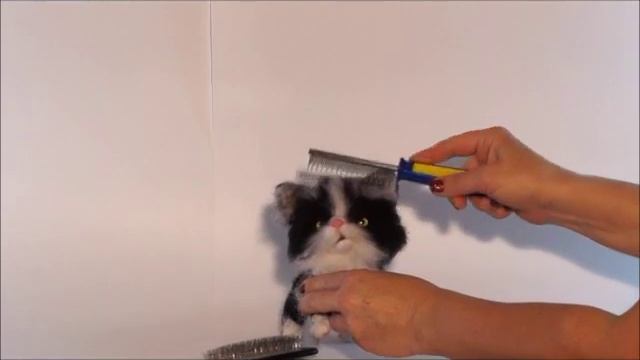 Как причесать пушистика уход за изделием смотреть онлайн