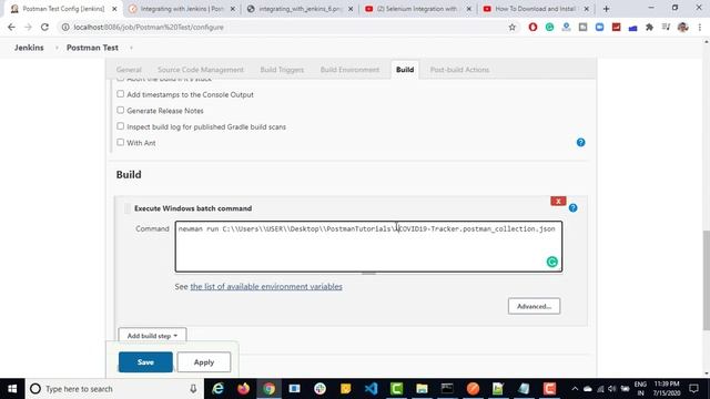 How To Run Postman Test From Jenkins- Postman Integration with Jenkins смотреть онлайн