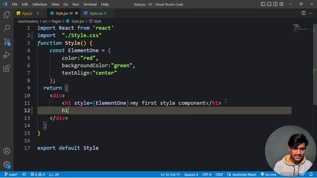 16.React JS External Css Style Bangla Tutorial | React Js Full Course смотреть онлайн