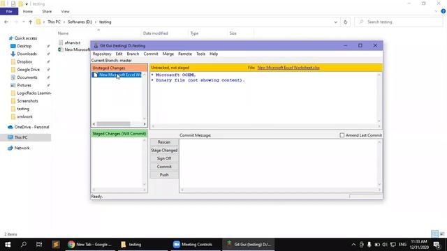 How to use Git GUI for repository Urdu Tutorial смотреть онлайн